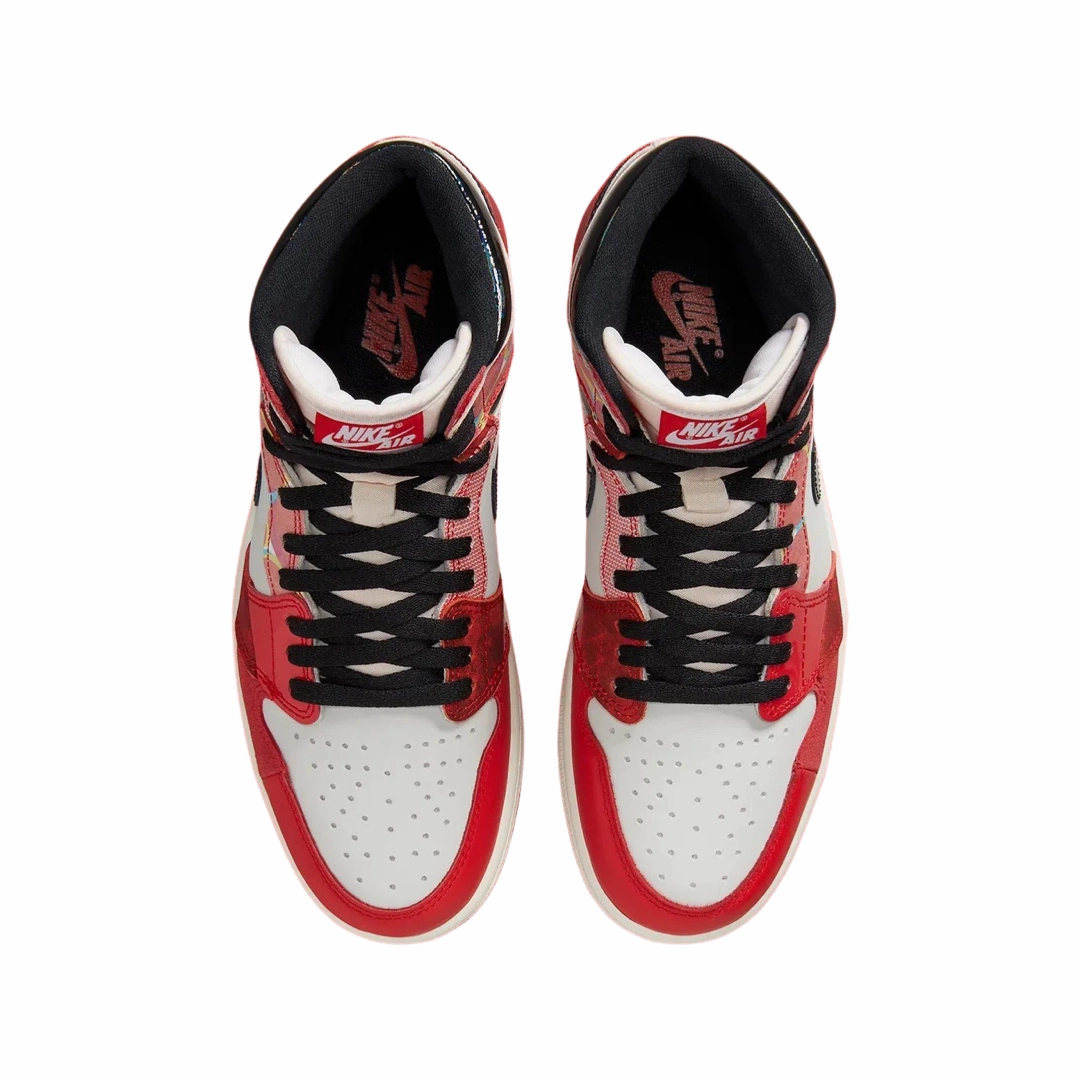 Air Jordan 1 Retro High OG SP GS Spider Verse "Next Chapter" University Red Black White Basketball Shoes