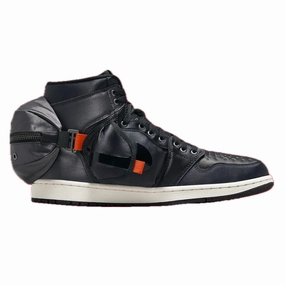 Air Jordan 1 Retro High OG SP Utility Stash Black Anthracite Sail Off Noir Air Jordan basketball shoes with classic look