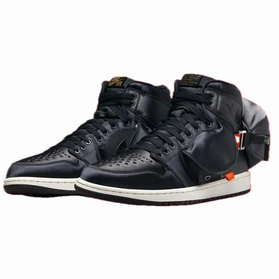 Air Jordan 1 Retro High OG SP Utility Stash Black Anthracite Sail Off Noir Basketball Shoes