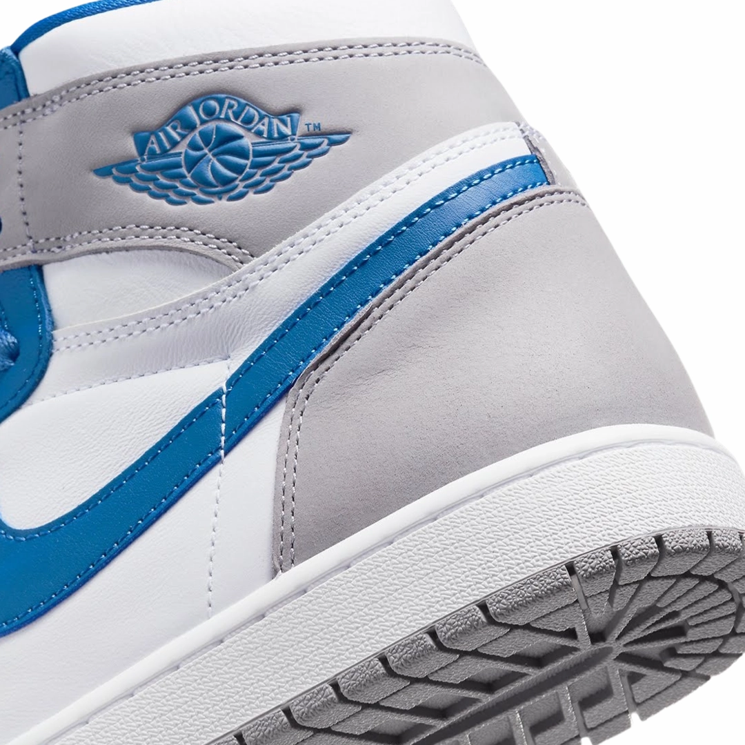 Air Jordan 1 Retro High OG True Blue White Cement Grey Basketball Shoes