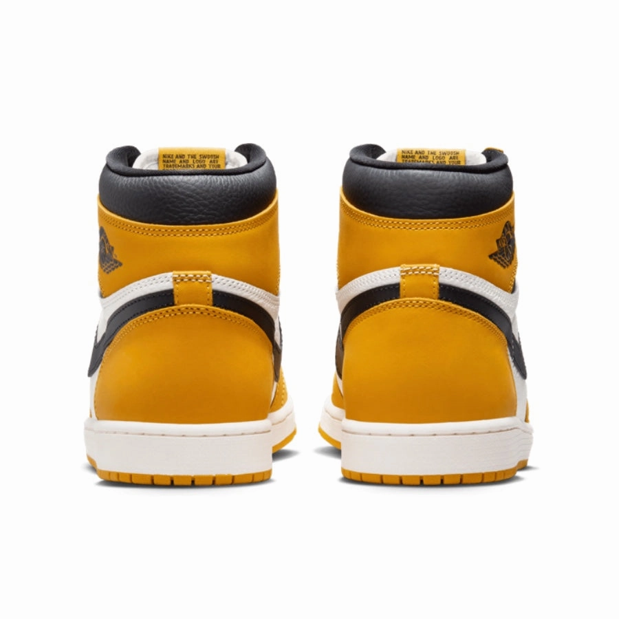 Air Jordan 1 Retro High OG Yellow Ochre Black Sail Basketball Shoes