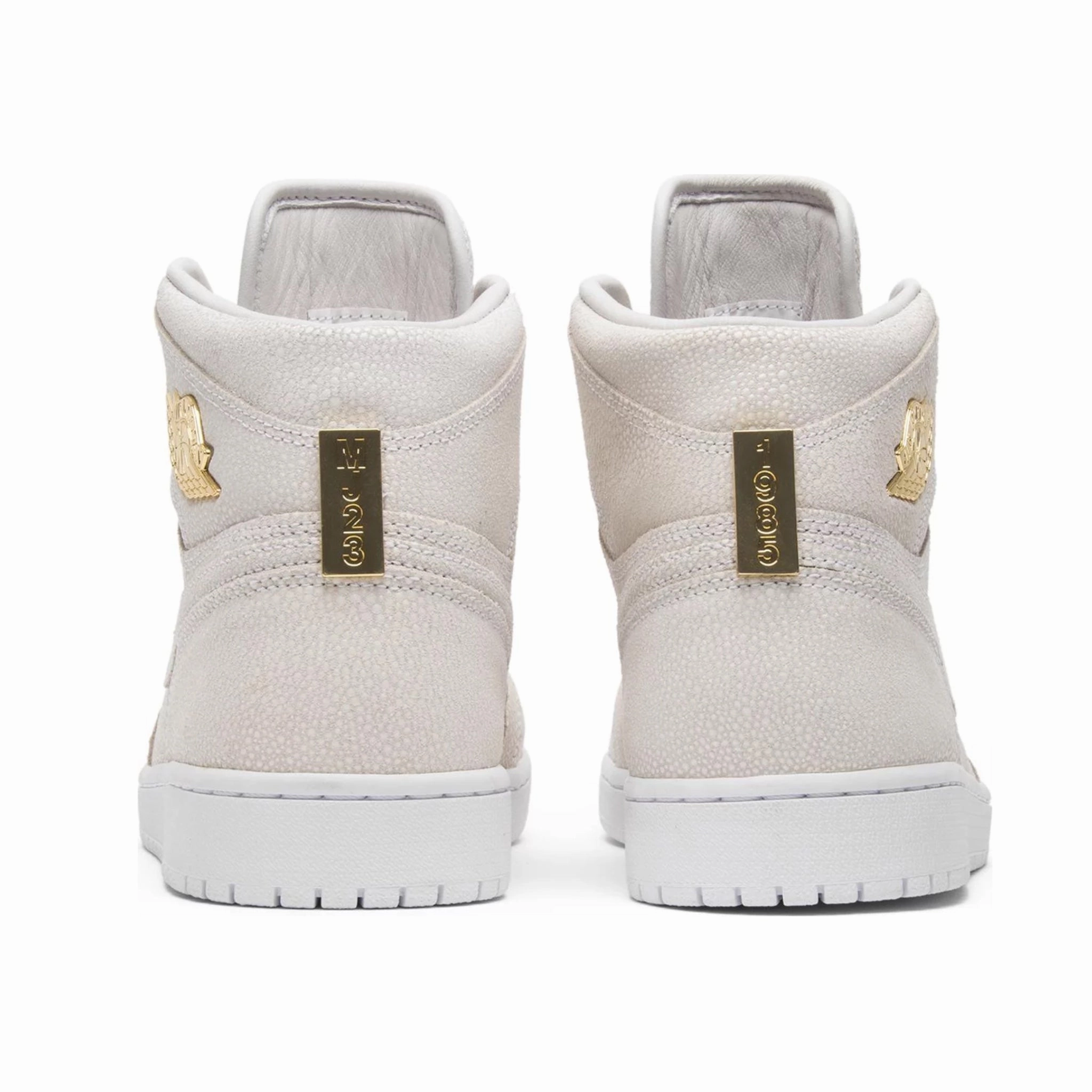 Air Jordan 1 Retro High Pinnacle White Metallic Gold Basketball Shoes