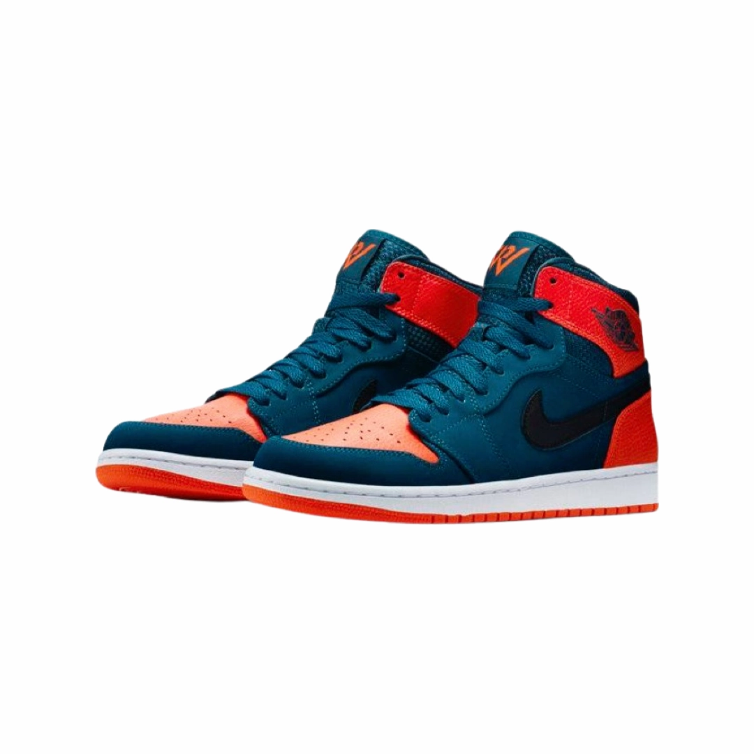 Air Jordan 1 Retro High Russell Westbrook PE Dark Teal Black Infrared 23 White 332550-312 Basketball Shoes