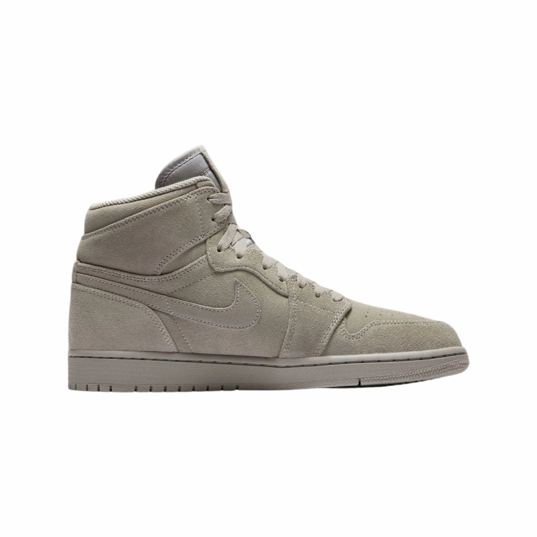 Air Jordan 1 Retro High Wolf Grey Suede Basketball Shoes