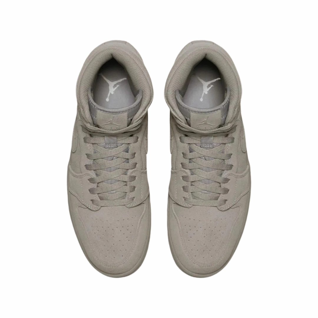 Air Jordan 1 Retro High Wolf Grey Suede Basketball Shoes