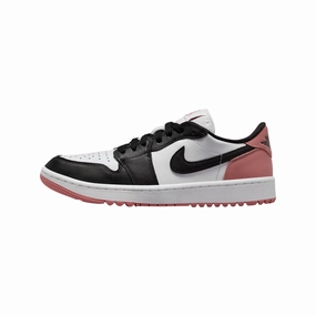 Air Jordan 1 Retro Low Golf Rust Pink White Black Rust Pink Air Jordan basketball shoes with classic look