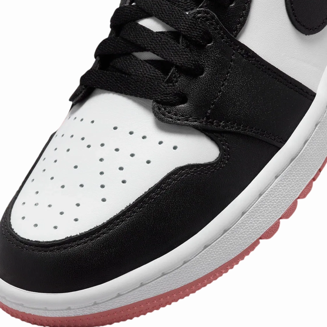 Air Jordan 1 Retro Low Golf Rust Pink White Black Rust Pink Basketball Shoes