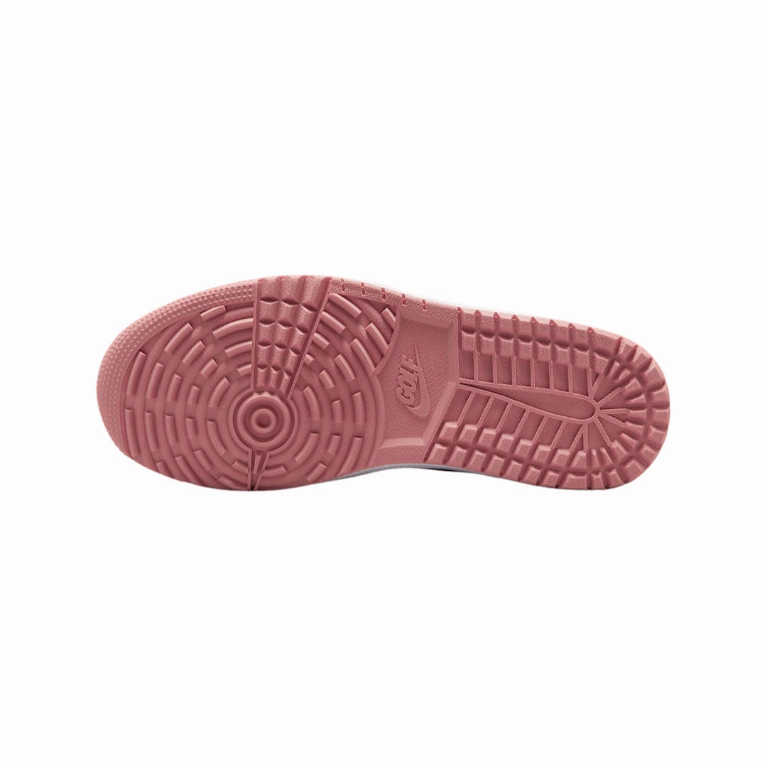 Air Jordan 1 Retro Low Golf Rust Pink White Black Rust Pink Basketball Shoes