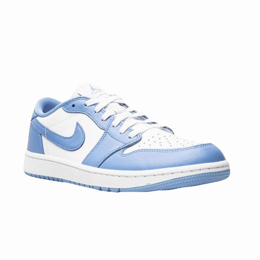 Air Jordan 1 Retro Low Golf UNC White University Blue Basketball Shoes
