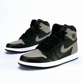 Air Jordan 1 Retro Shadow 2018 Black Medium Grey White Air Jordan retro sneakers for street style