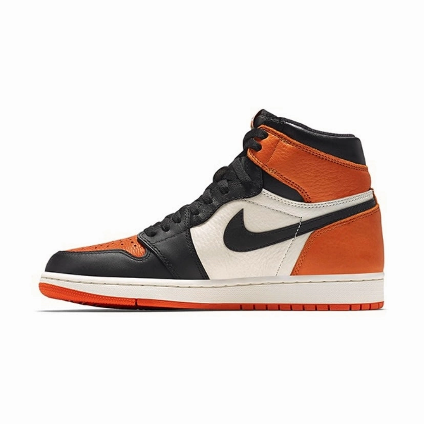 Air Jordan 1 Retro Shattered Backboard Black Starfish Sail Retro Sneakers