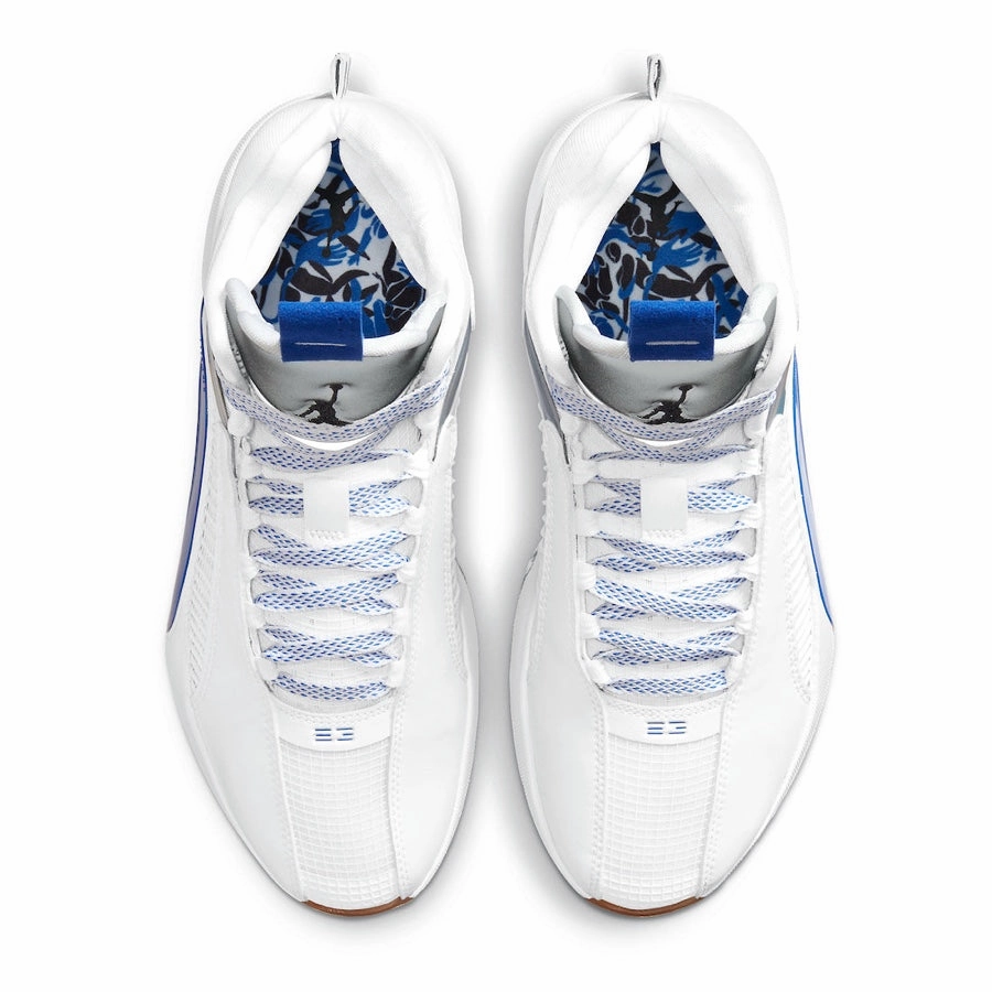 Air Jordan 35 Sisterhood White Black Hyper Royal Gum Medium Brown Basketball Shoes