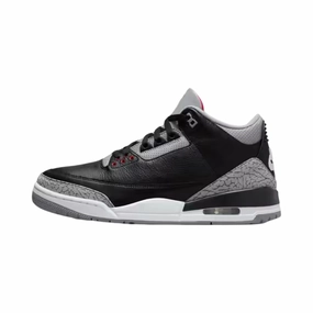 Air Jordan 3 Black Cement (2024) Air Jordan basketball shoes with classic look