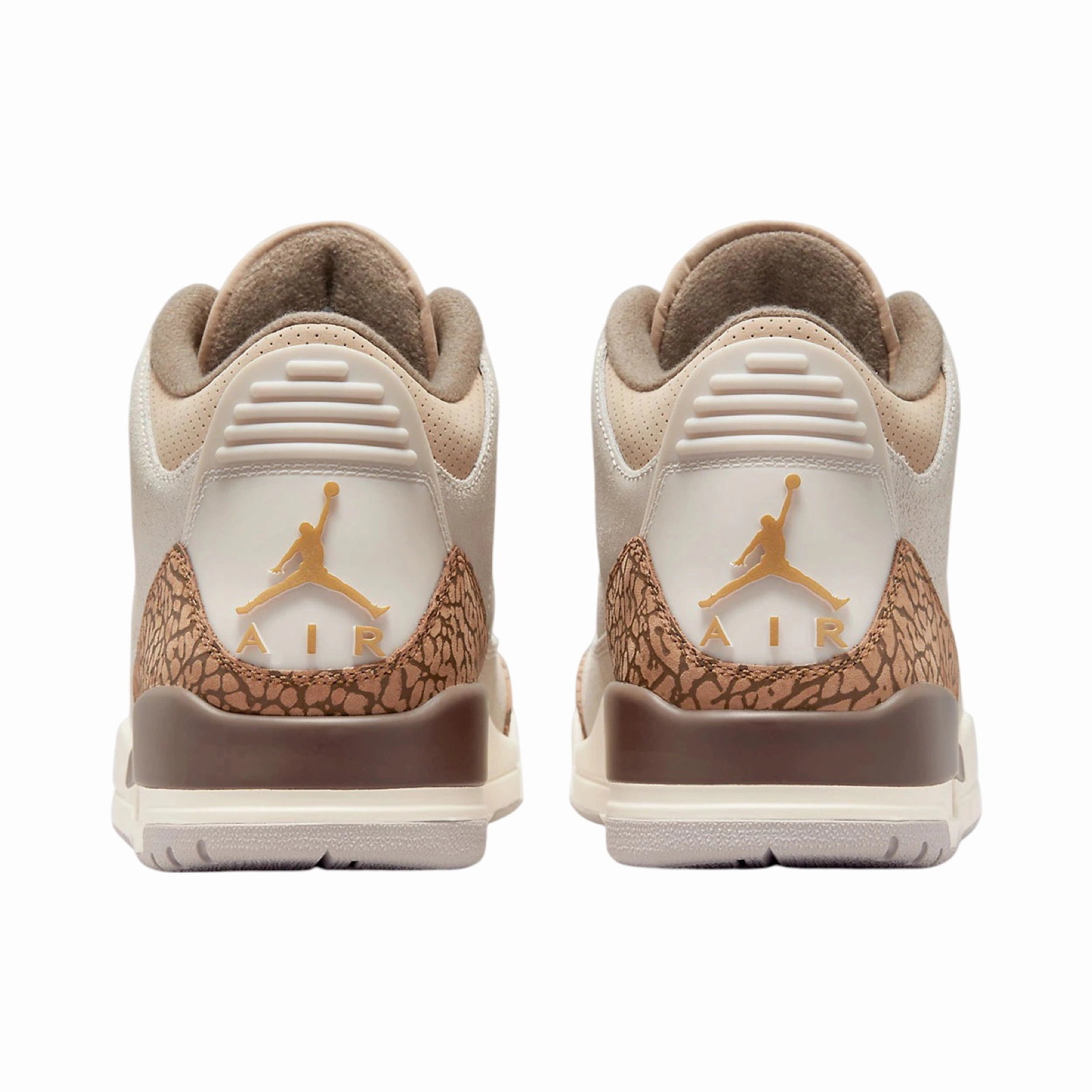 Air Jordan 3 Light Orewood Brown Metallic Gold Basketball Shoes