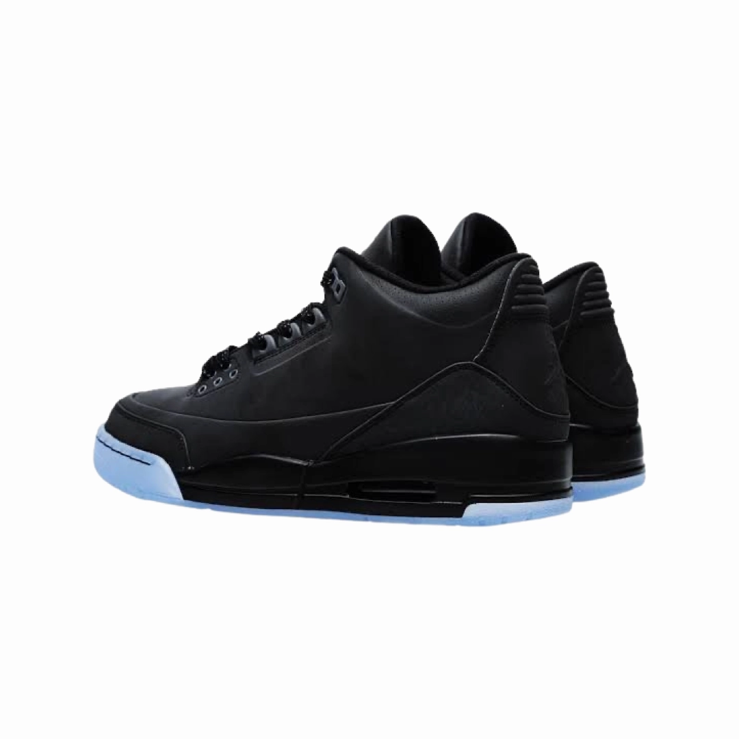 Air Jordan 3 "5LAB3" Black Black Clear Basketball Shoes