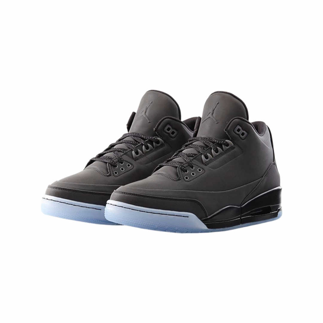 Air Jordan 3 "5LAB3" Black Black Clear Basketball Shoes