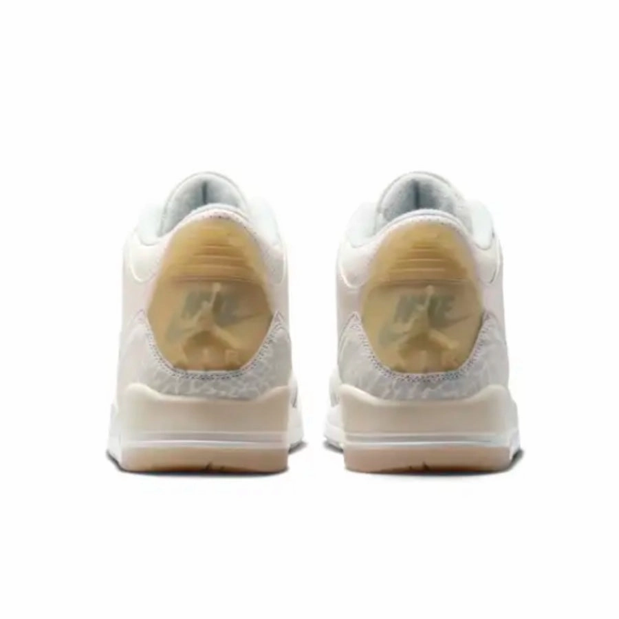 Air Jordan 3 Retro Craft Ivory Grey Mist Cream Basketball Shoes