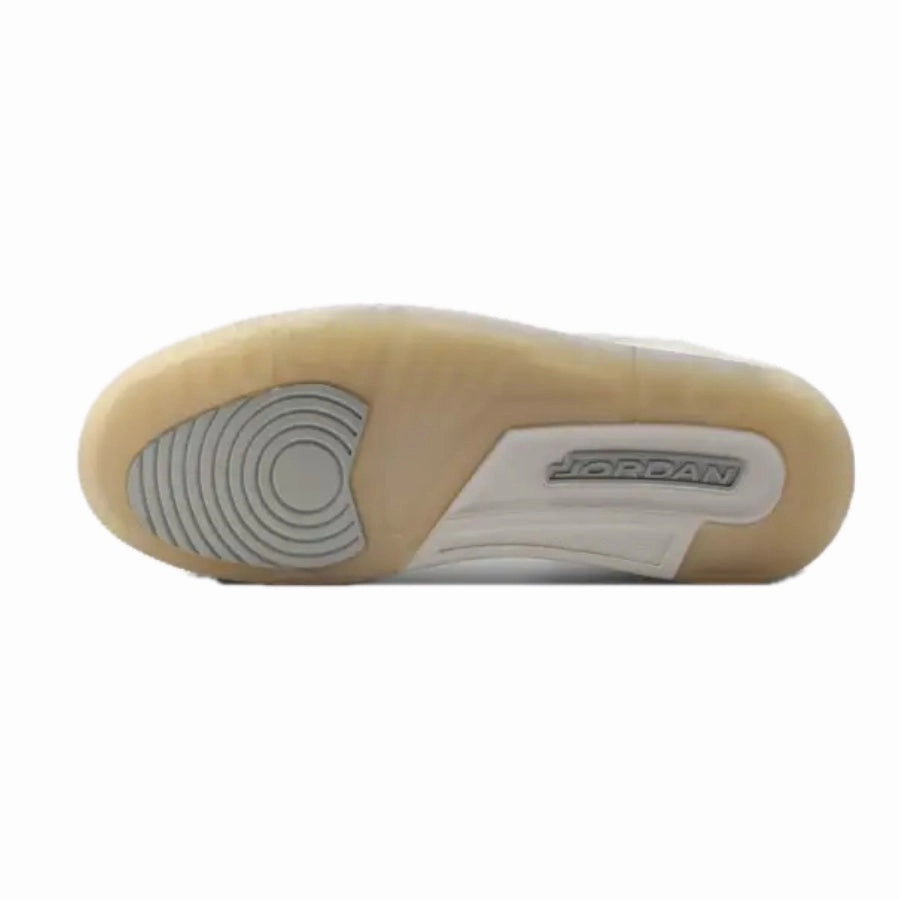 Air Jordan 3 Retro Craft Ivory Grey Mist Cream Basketball Shoes