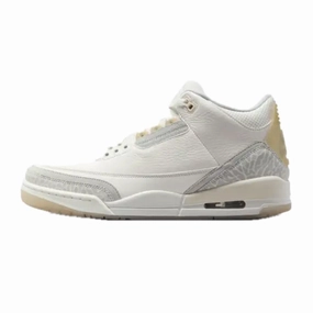Air Jordan 3 Retro Craft Ivory Grey Mist Cream Air Jordan basketball shoes with classic look