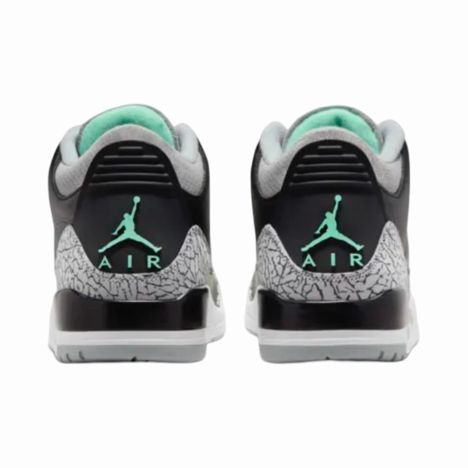 Air Jordan 3 Retro Green Glow Wolf Grey Basketball Shoes