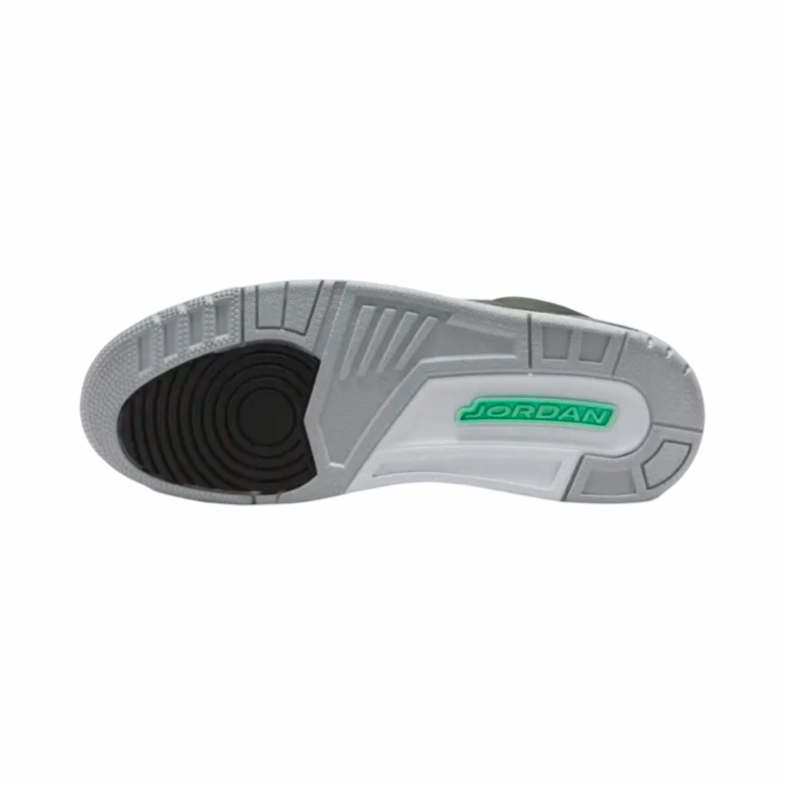 Air Jordan 3 Retro Green Glow Wolf Grey Basketball Shoes