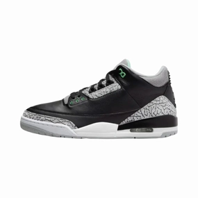 Air Jordan 3 Retro Green Glow Wolf Grey Air Jordan basketball shoes with classic look