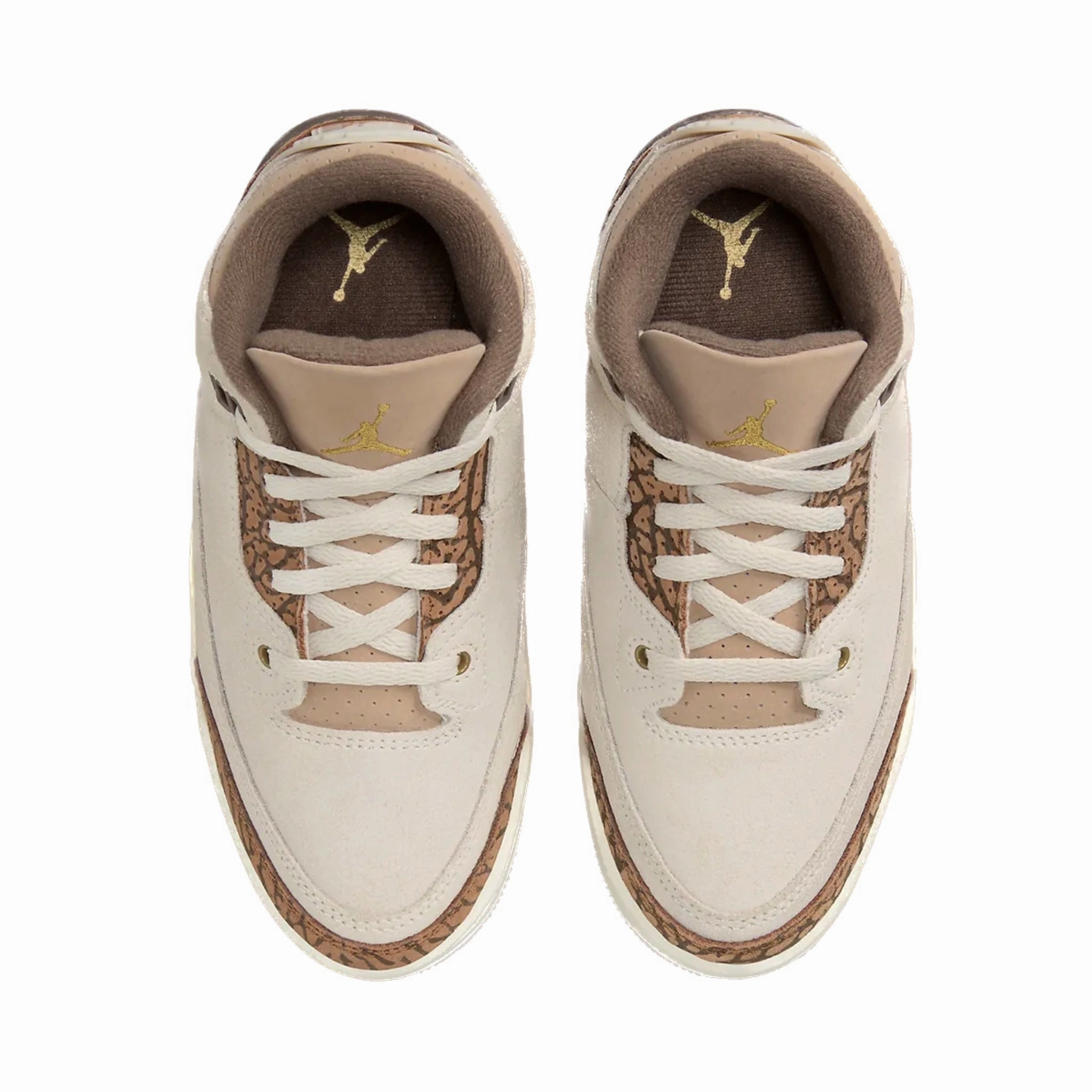 Air Jordan 3 Retro Palomino (GS) Light Orewood Brown Metallic Gold Light British Tan Basketball Shoes