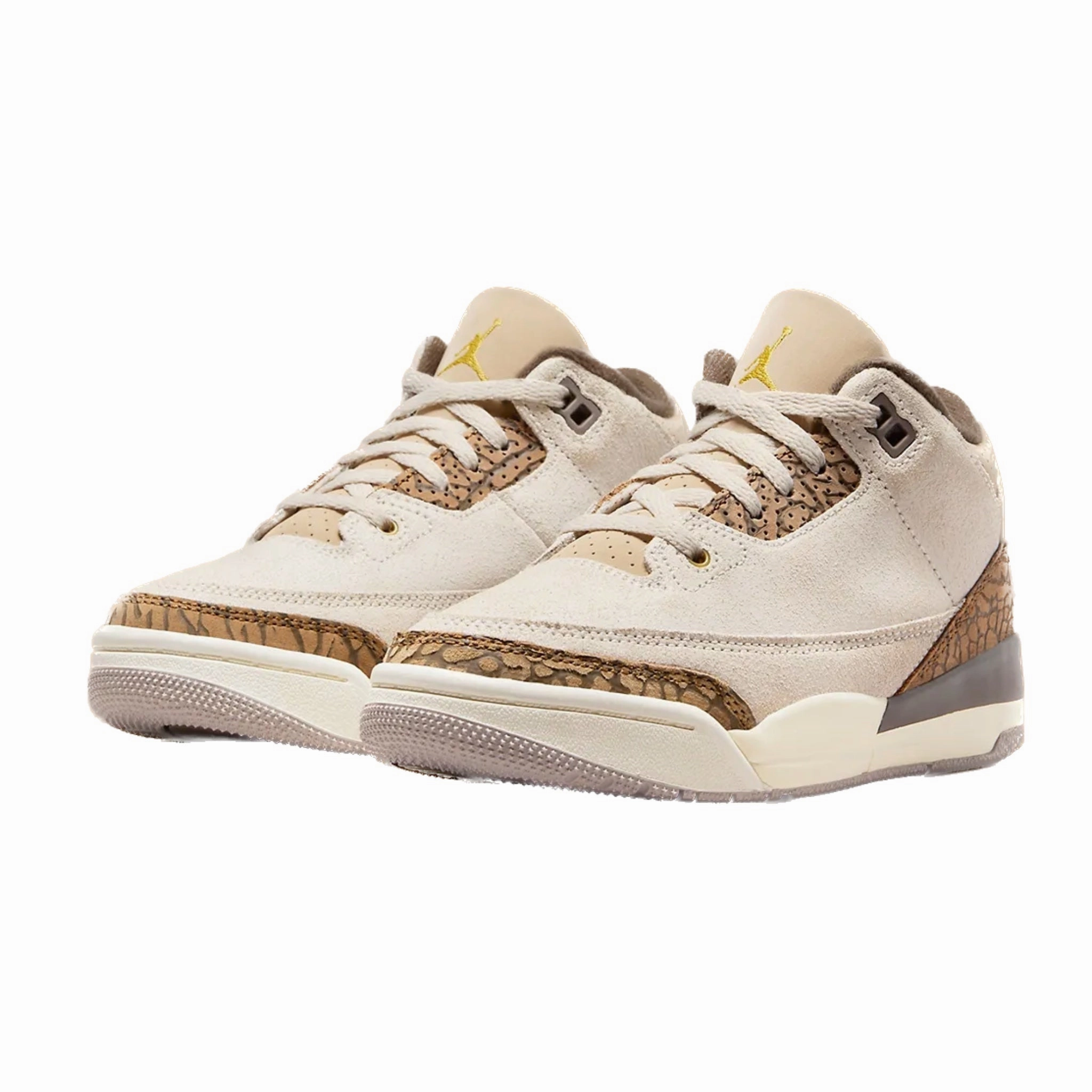 Air Jordan 3 Retro Palomino (GS) Light Orewood Brown Metallic Gold Light British Tan Basketball Shoes