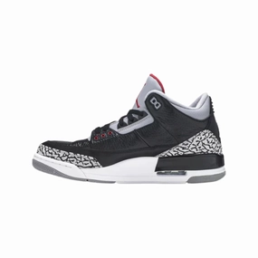 Air Jordan 3 Retro "Black Cement" 2011 Black Varsity Red Cement Grey Air Jordan retro sneakers for street style