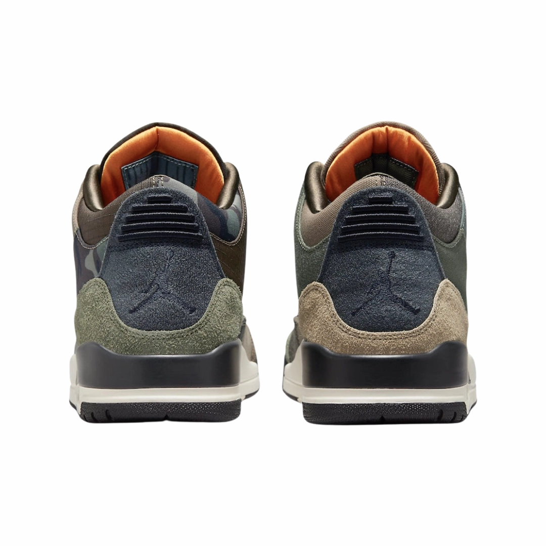 Air Jordan 3 Retro Special Edition Patchwork Camo Dark Hazel Multi Colour DO1830-200 Basketball Shoes