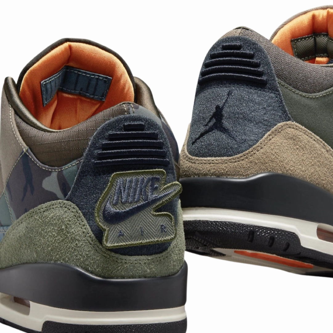 Air Jordan 3 Retro Special Edition Patchwork Camo Dark Hazel Multi Colour DO1830-200 Basketball Shoes