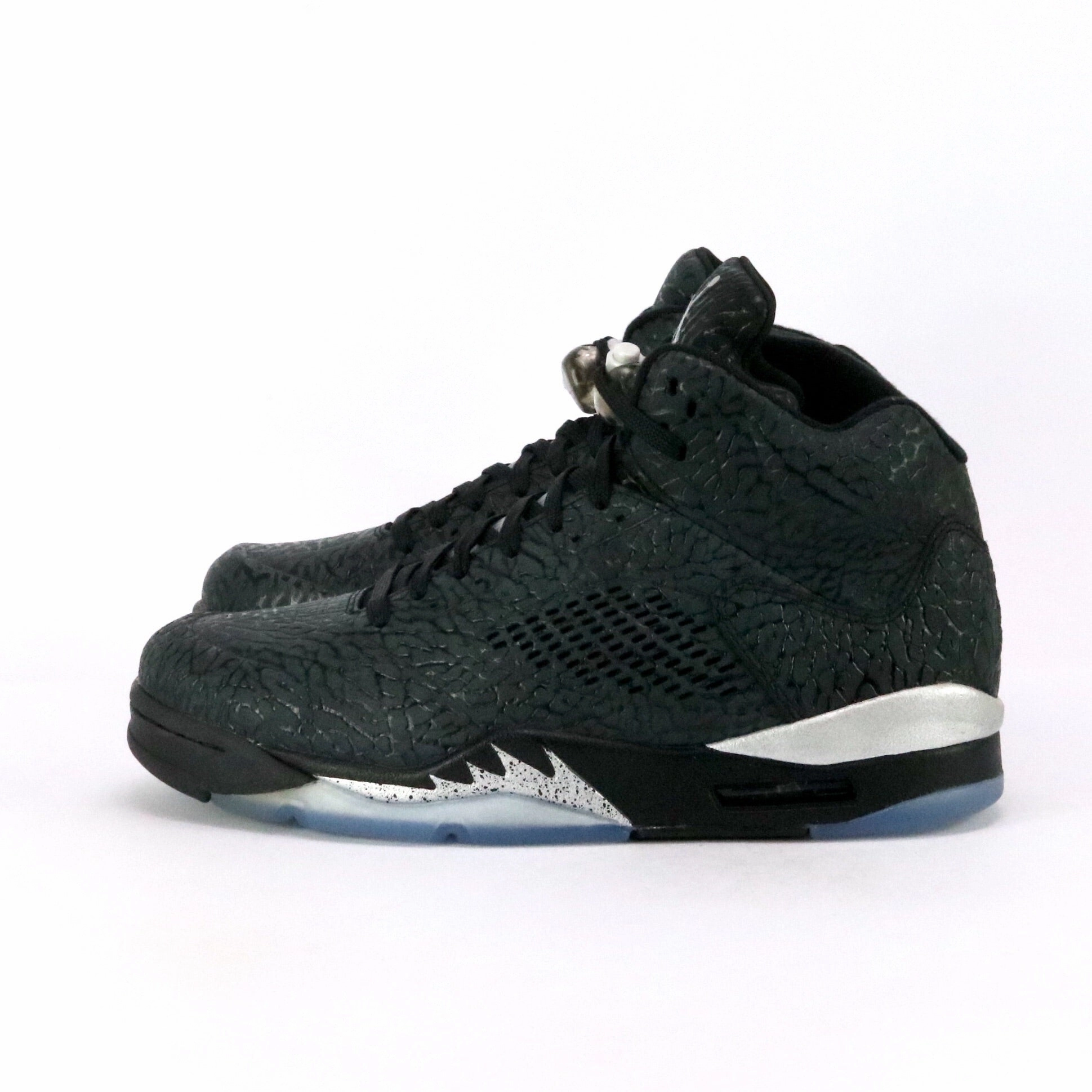 Air Jordan 3LAB5 Black Metallic Silver Air Jordan retro sneakers for street style