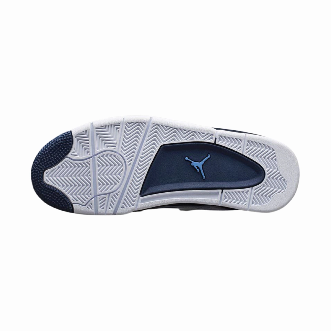 Air Jordan 4 Columbia White Legend Blue Midnight Navy Retro Sneakers