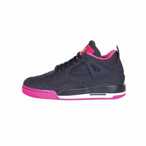 Air Jordan 4 GS Denim Dark Obsidian Metallic Gold Pink Air Jordan basketball shoes with classic look