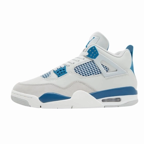 Air Jordan 4 Military Blue Off White Neutral Grey Off-White footwear options