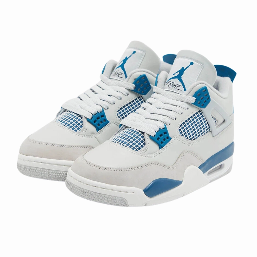 Air Jordan 4 Military Blue Off White Neutral Grey Snowproof Outdoor Boots