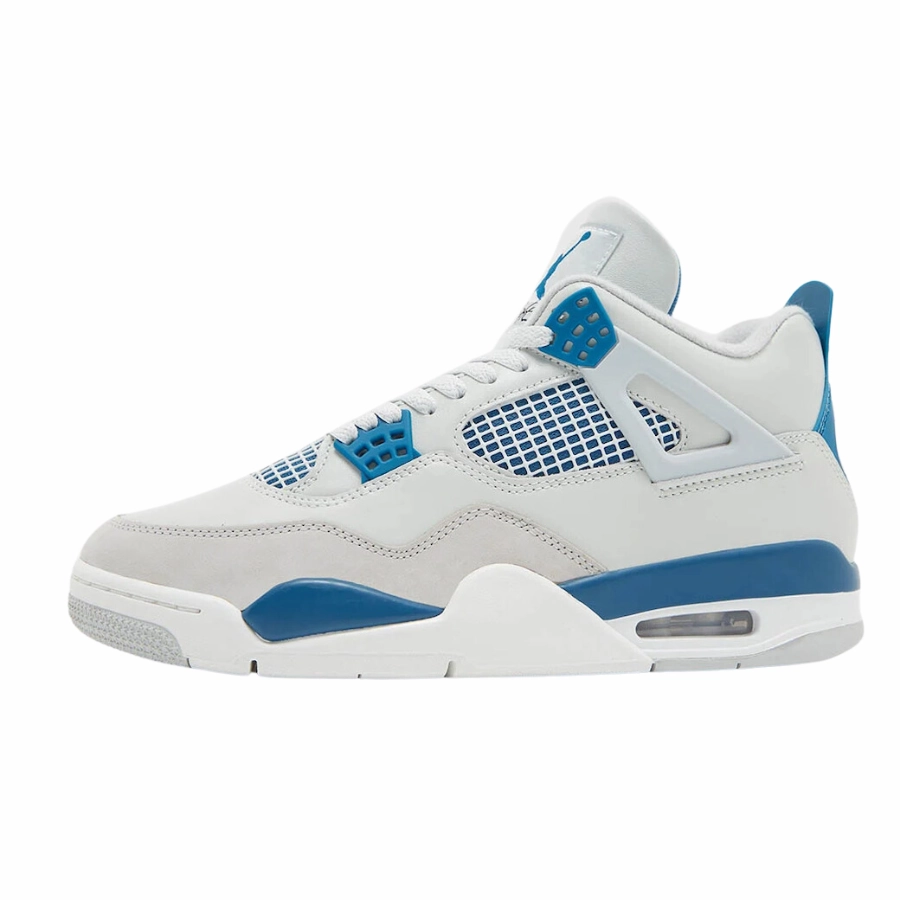 Air Jordan 4 Military Blue Off White Neutral Grey Off-White footwear options