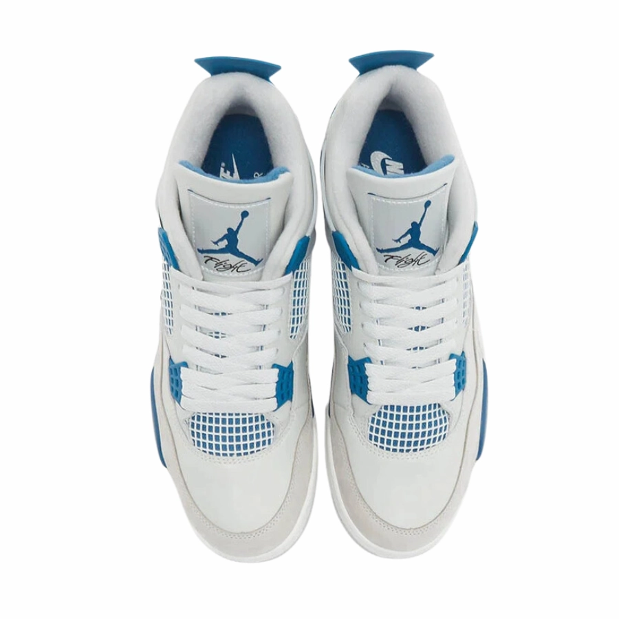 Air Jordan 4 Military Blue Off White Neutral Grey Snowproof Outdoor Boots