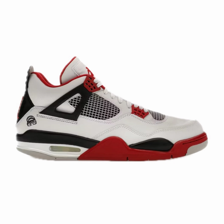 Air Jordan 4 Retro 2006 Fire Red Mars Blackmon White Varsity Red Black Air Jordan basketball shoes with classic look
