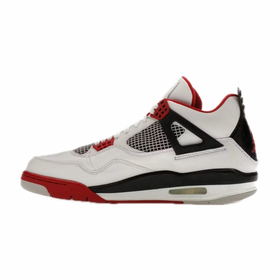Air Jordan 4 Retro 2006 Fire Red Mars Blackmon White Varsity Red Black Basketball Shoes