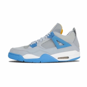 Air Jordan 4 Retro 2006 Mist Blue University Blue Gold Leaf White Air Jordan retro sneakers for street style
