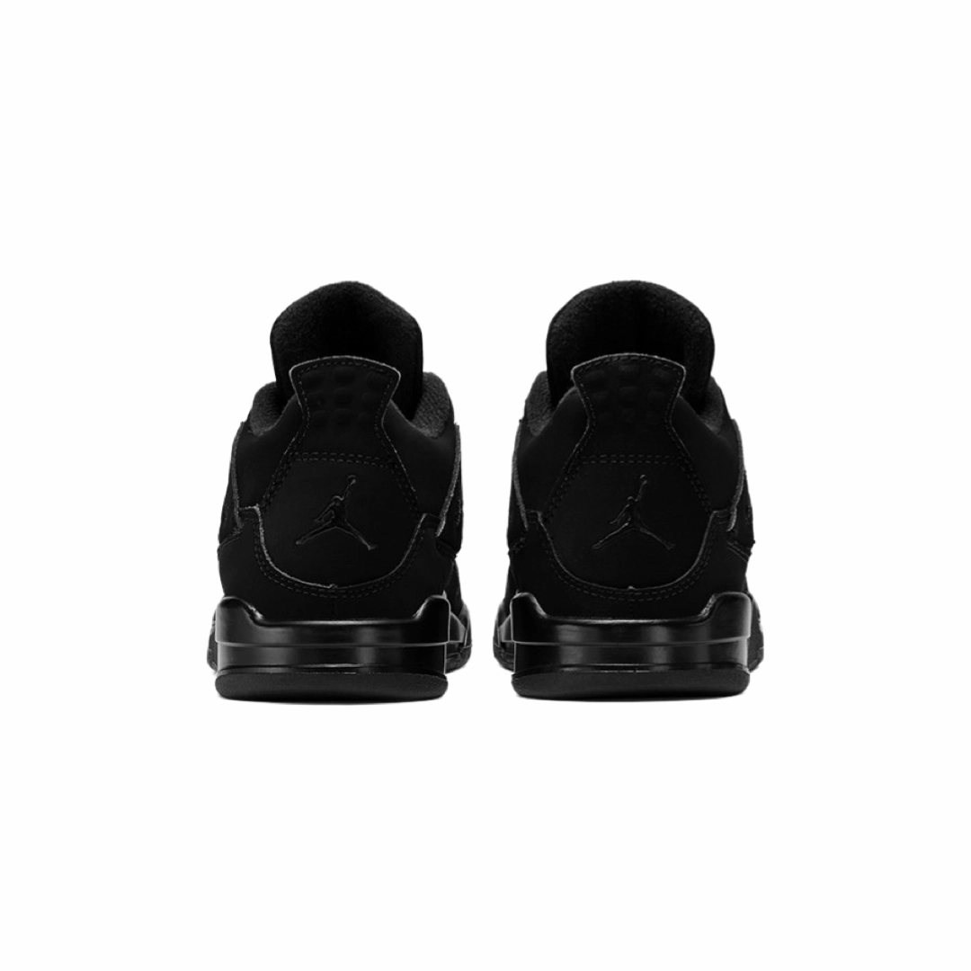 Air Jordan 4 Retro Black Cat (2020) PS Black Black Light Graphite Basketball Shoes