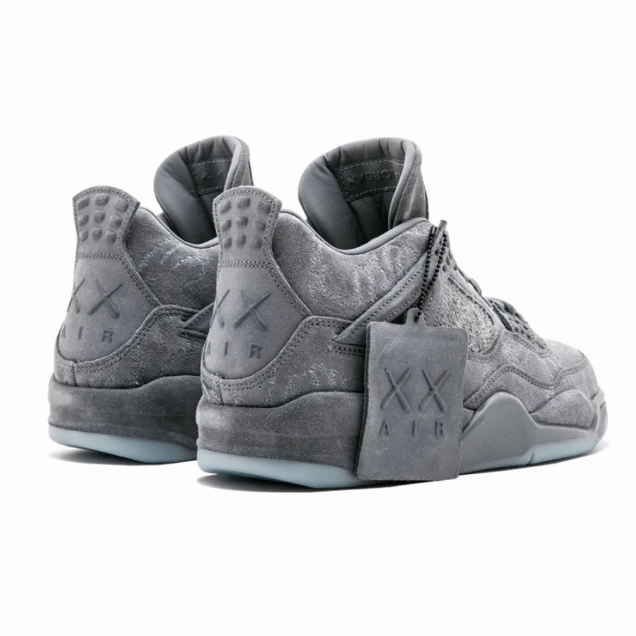 Air Jordan 4 Retro Kaws Cool Grey White Basketball Shoes