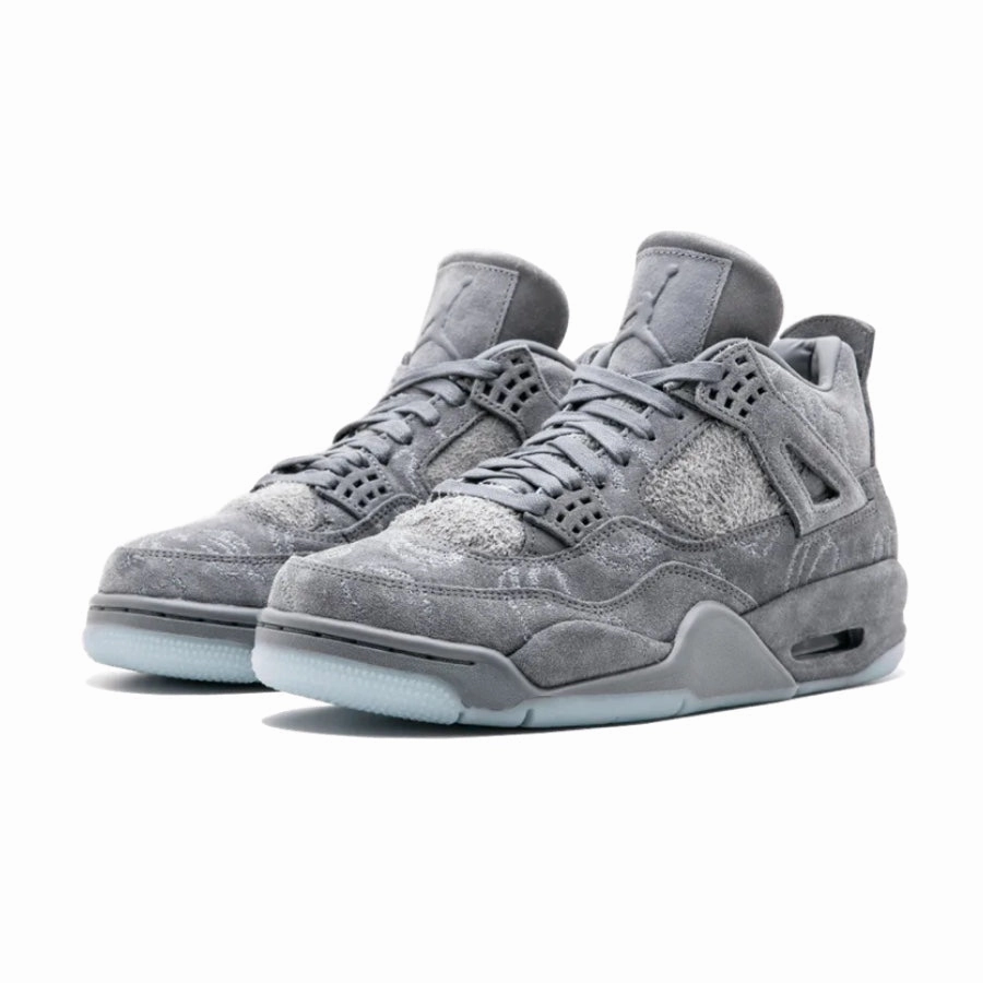 Air Jordan 4 Retro Kaws Cool Grey White Basketball Shoes
