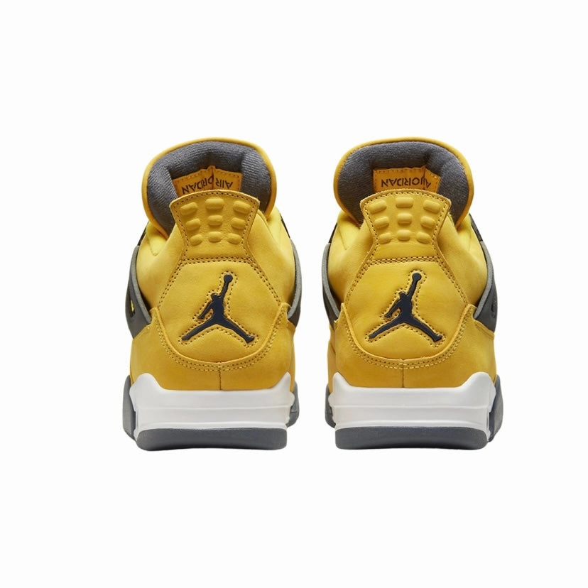 Air Jordan 4 Retro Lightning 2021 Tour Yellow White Dark Blue Grey Retro Sneakers