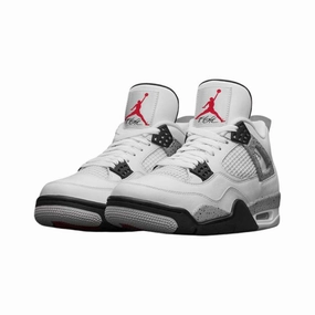 Air Jordan 4 Retro OG "White Cement" 2016 White Fire Red Tech Grey Black Air Jordan retro sneakers for street style