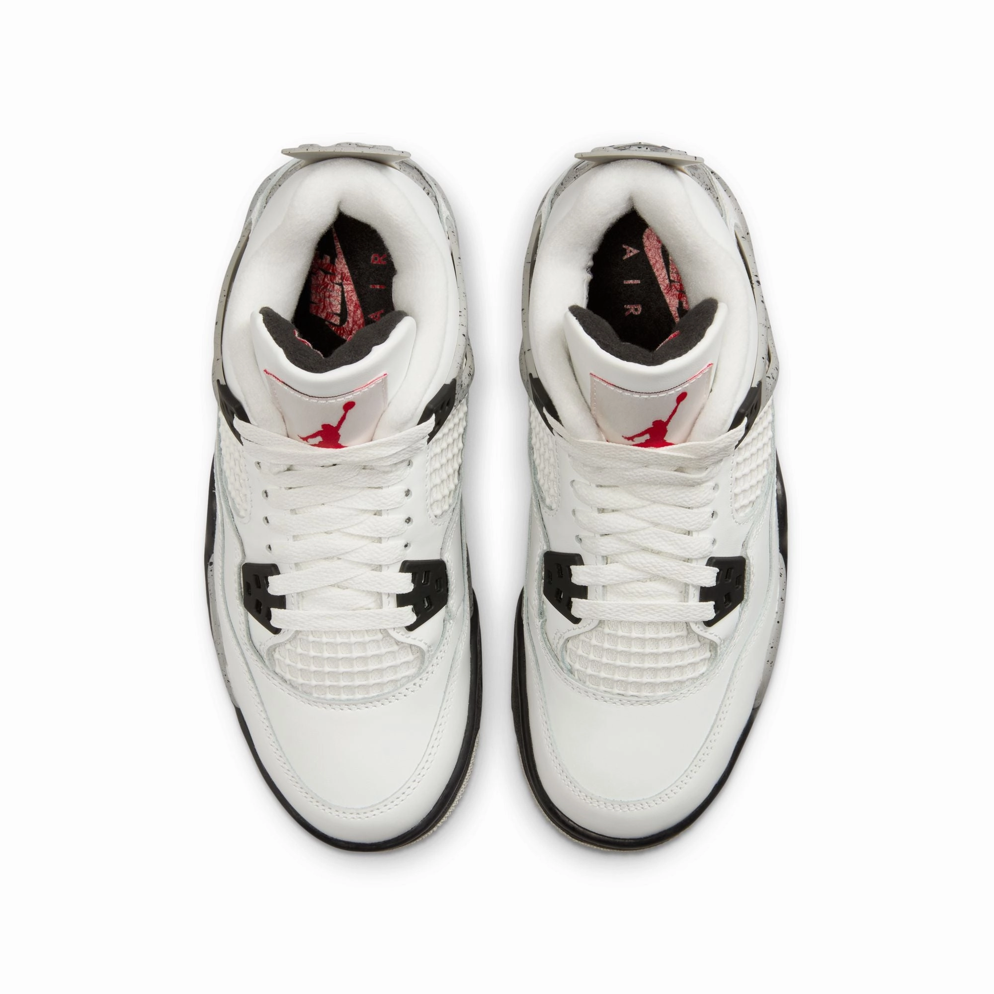 AIR JORDAN 4 RETRO "White Cement" (GS) Air Jordan iconic basketball sneakers