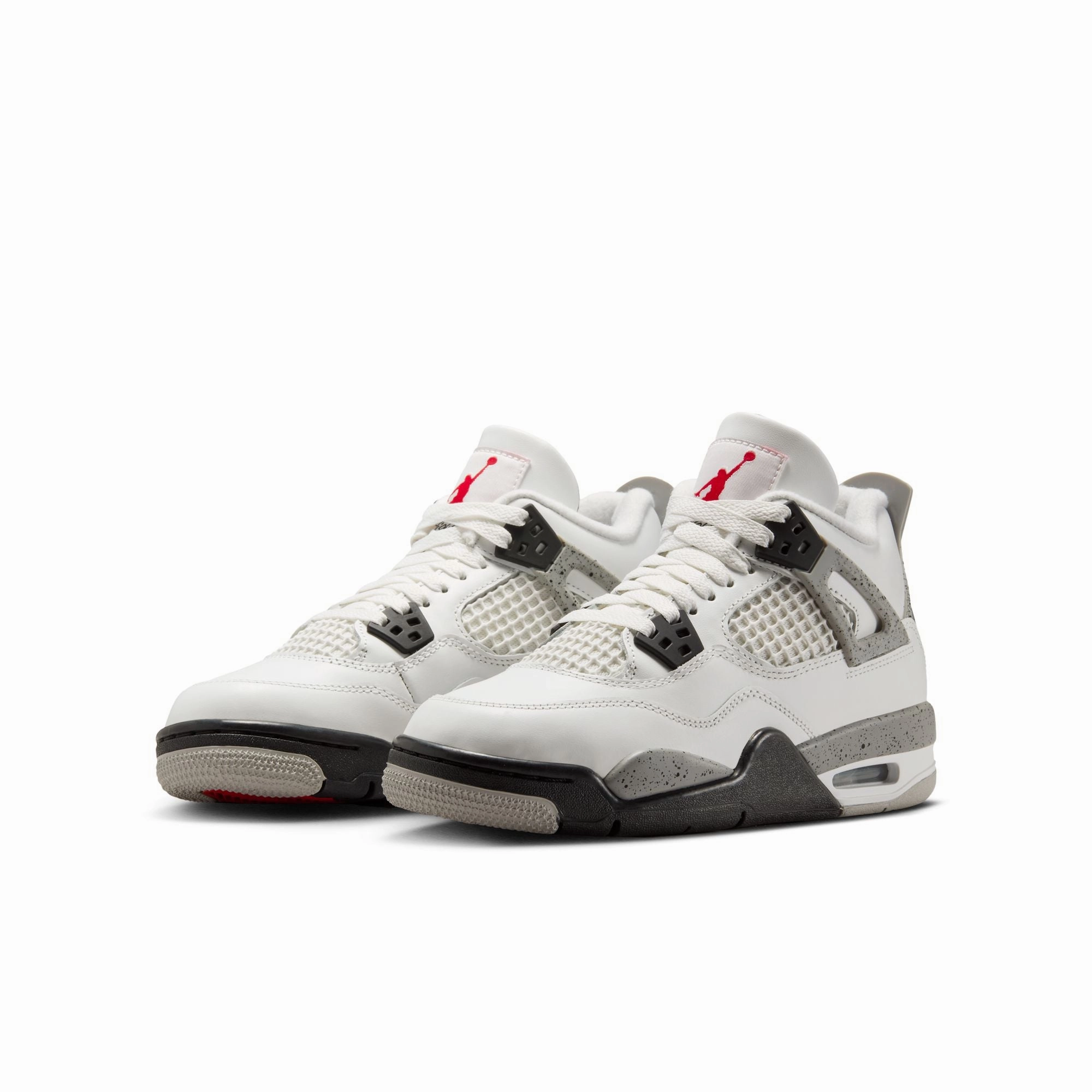 AIR JORDAN 4 RETRO "White Cement" (GS) Air Jordan iconic basketball sneakers