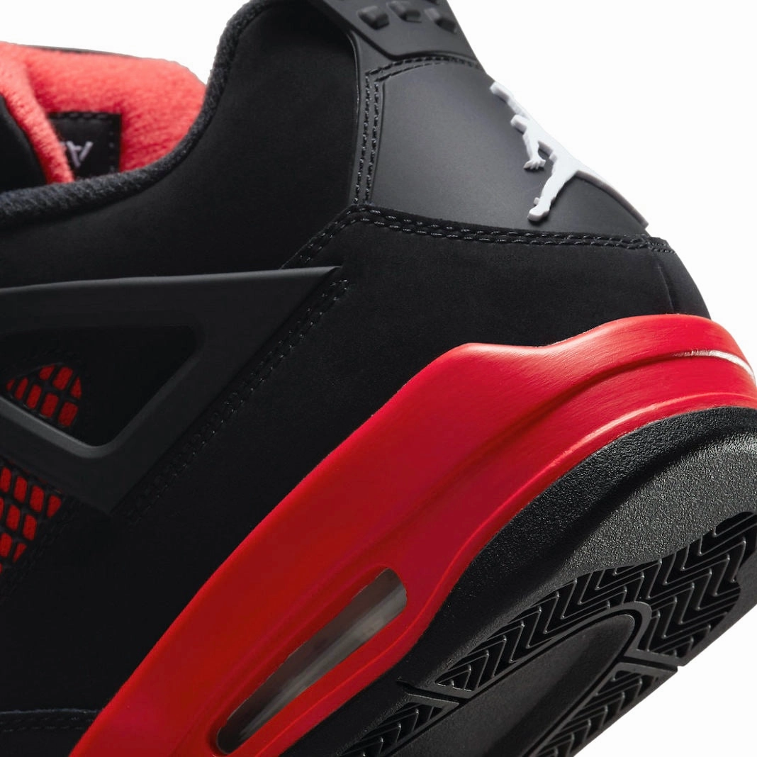 Air Jordan 4 Retro Red Thunder Black Multi Multi Retro Sneakers