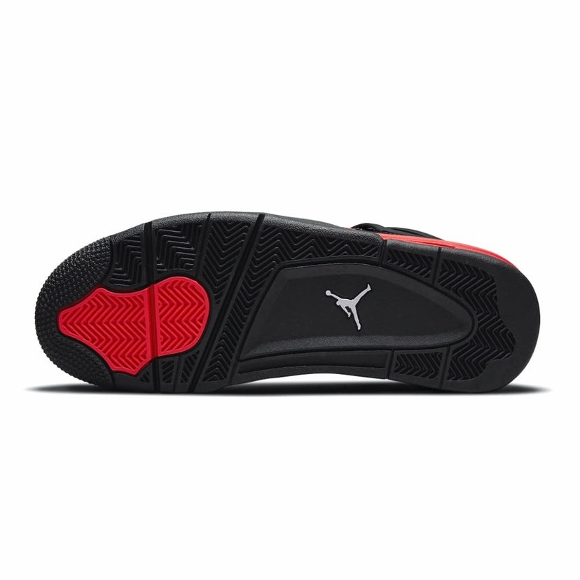 Air Jordan 4 Retro Red Thunder Black Multi Multi Retro Sneakers
